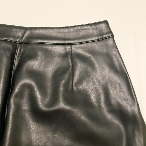 Noisy May Vegan Faux Leather Miniskirt Zip Closure Womens Size Small - Picture 13 of 16